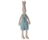 MAILEG I Rabbit with linen overalls, Size 2 - 31cm