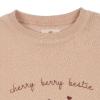 KONGES SLOJD | T-shirt en éponge rose Cerise