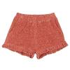 EMILE ET IDA I Ruffled terrycloth shorts - Tile
