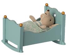 MAILEG I Cradle for baby mouse - Blue
