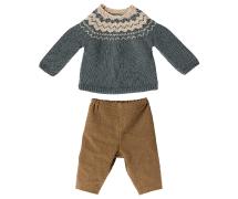 MAILEG I Large rabbit with sweater and pants, size 5 - 75cm