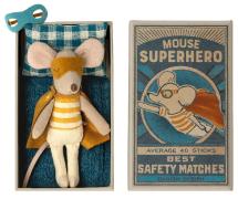 MAILEG I Superhero mouse in his matchbox, Little brother