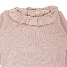OMIBIA | Pale Pink Crystal Bodysuit