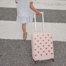 KONGES SLOJD | Child Travel Suitcase - Hearts