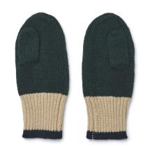 LIEWOOD I Hunter Green wool mittens