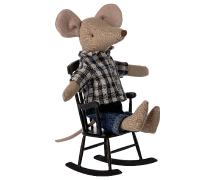 MAILEG I Rocking chair for mice - Anthracite