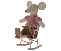 MAILEG I Rocking Chair, Mouse - Powder pink