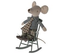 MAILEG I Rocking Chair, Mouse - Dark green