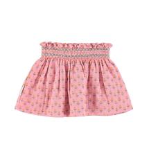 PIUPIUCHICK | Short pink skirt with tulips