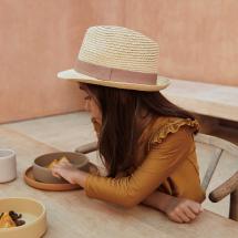 LIEWOOD I Feodora straw hat - Nature / Pale Tuscany