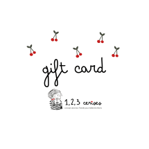 1, 2, 3 CHERRIES I Gift card