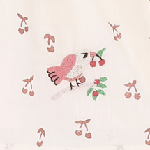 EMILE ET IDA I Embroidered cherry dress