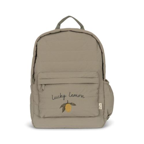 KONGES SLOJD | Quilted child backpack Lemon