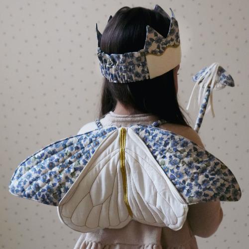 KONGES SLOJD I Butterfly Costume - Blue Daisy