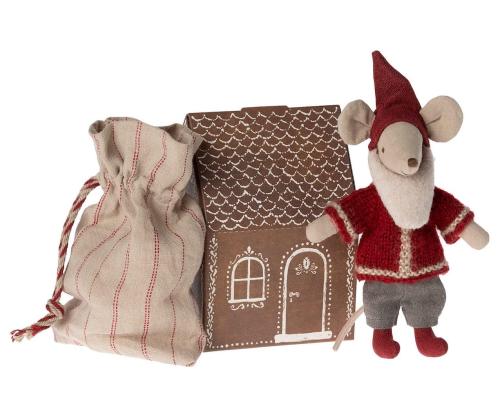 MAILEG I Mouse Santa in its little house