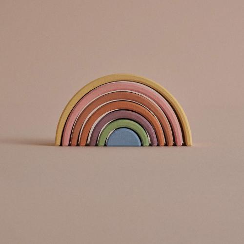 RADUGA GREZ | Small Pastel wooden rainbow