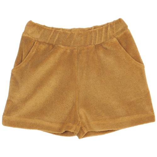 EMILE ET IDA I Baby shorts in caramel terry
