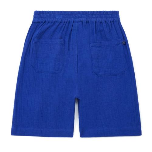 BONTON I Blue Shorts in cotton gauze